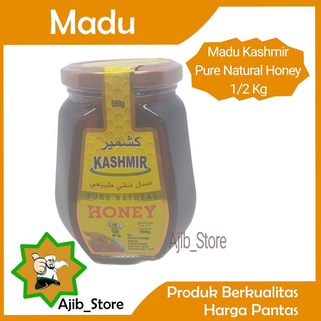 

(100% ASLI) Madu Arab Murni KASHMIR PURE NATURAL HONEY 500 Gram 500gr 500g 1/2 Kg A211