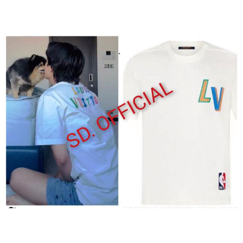 Kaos BTS Taehyung LV sablon depan belakang