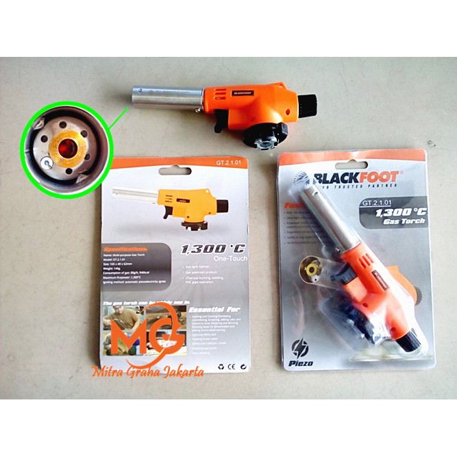 GAS TORCH BLACKFOOT - LAS PEMANTIK API - GAS TORCH BLACKFOOT GT2101 BERKUALITAS MGJ