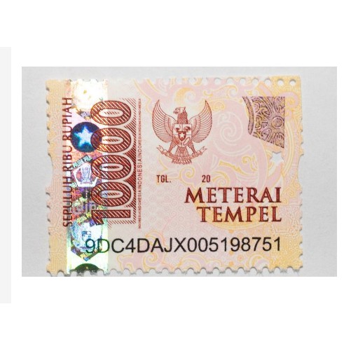 

materai tempel 10000