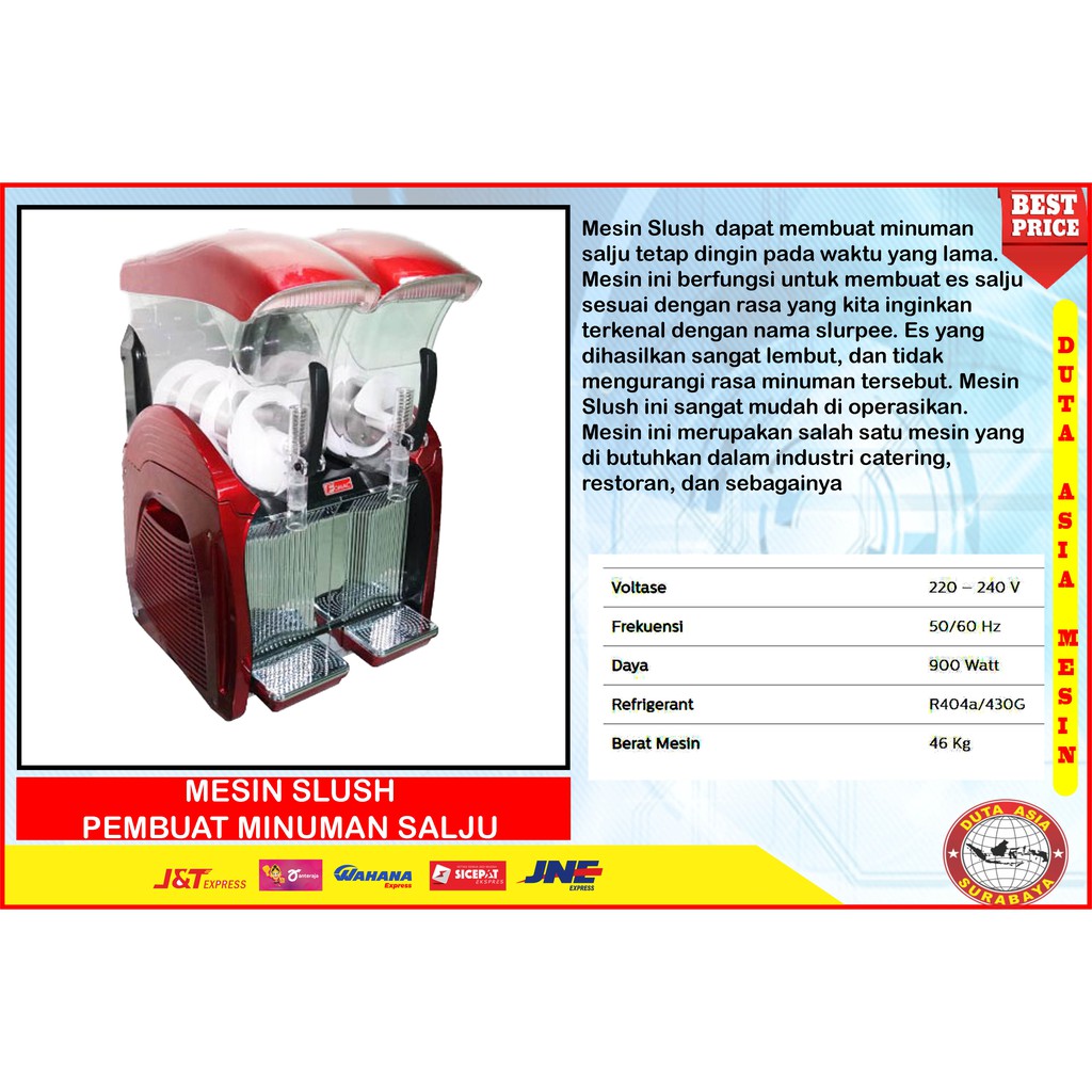 MESIN SLUSH/ MESIN PENDINGIN MINUMAN SALJU
