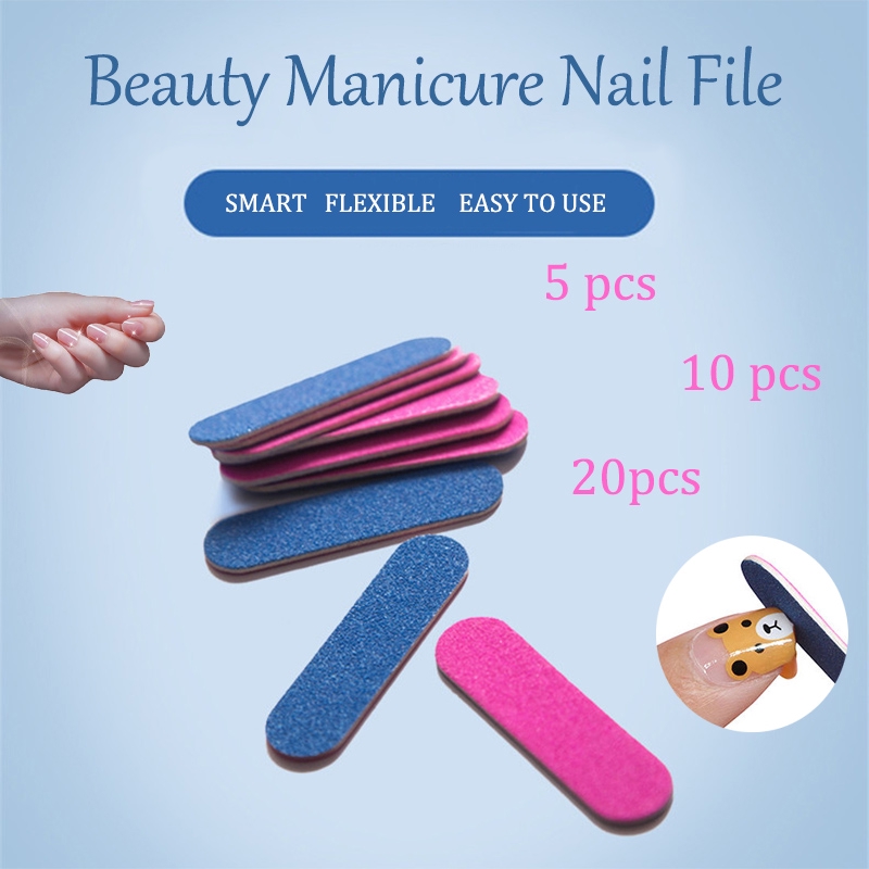 Alat Pengamplasan Kuku Dua Sisi Untuk Manicure Pedicure