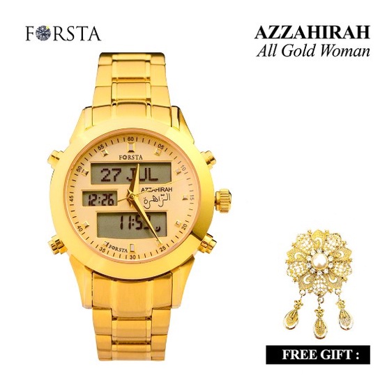 Jam Kesehatan Muslim Forsta Azzahirah All Gold - Woman