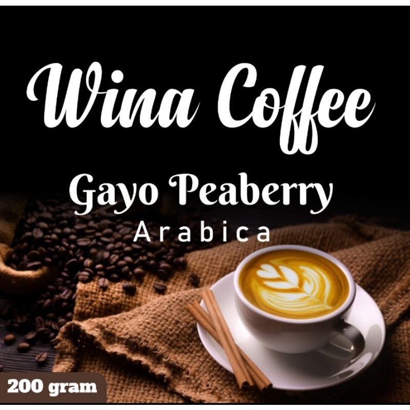 

Kopi Arabica Gayo Peaberry 200 Gram Biji Atau Bubuk