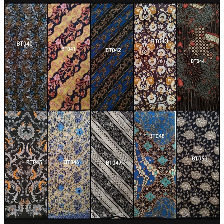 BT 010 kain batik terbaru jual meteran rollan harga per setengah meter  happychild