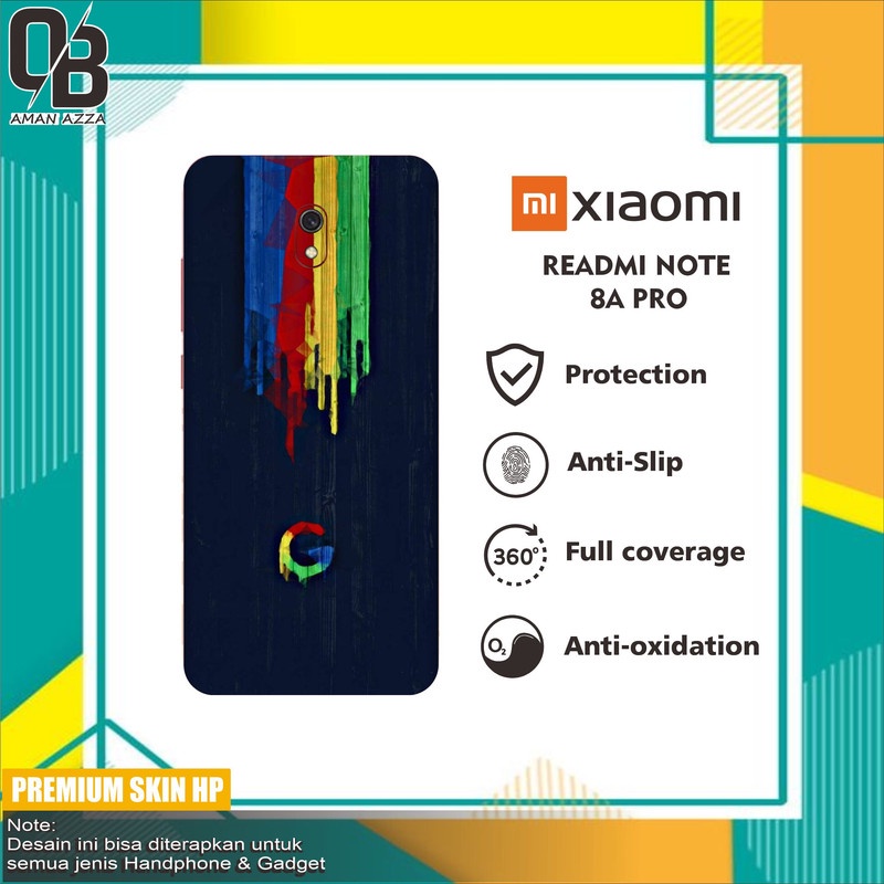 2pcs GARSKIN HANDPHONE XIAOMI READMI NOTE 8A PRO GOOGLEE