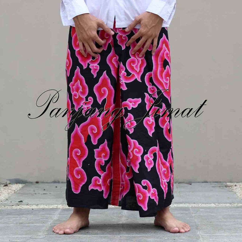 Sarung motif batik mega mendung Cirebon - Batik sarung Cirebon