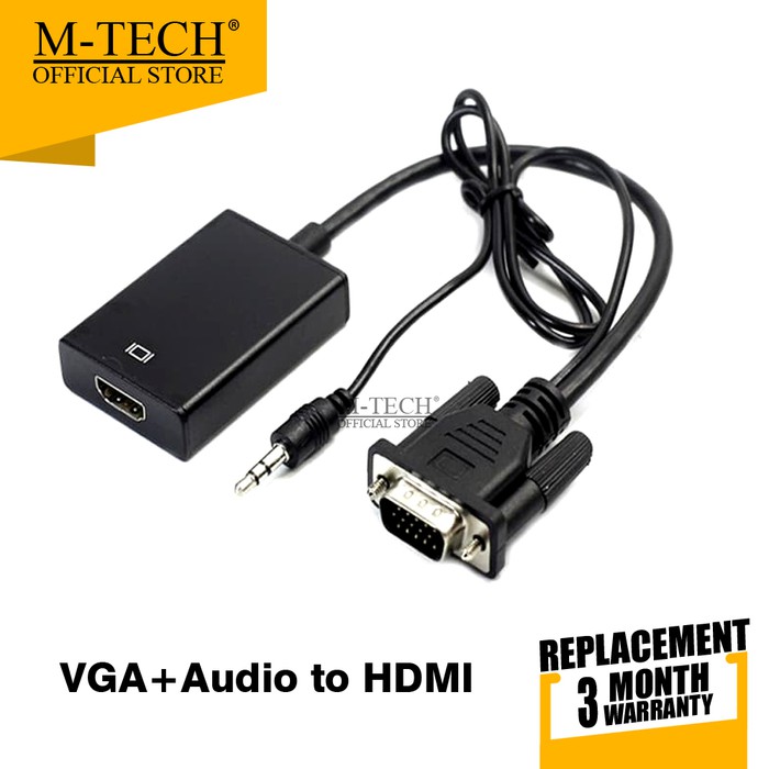 Converter Kabel VGA + Audio to HDMI