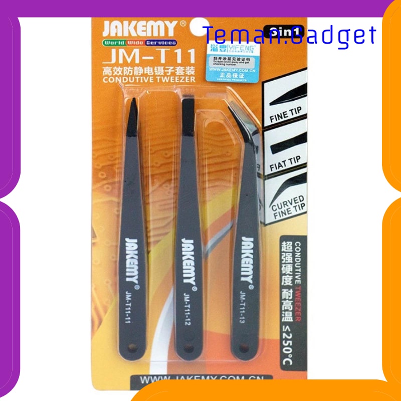 TG-DG405 JAKEMY HIGH ANTI STATIC TWEEZERS SUIT - JM-T11