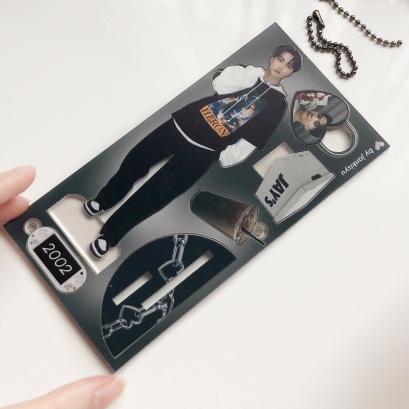 JAY Enhypen Acrylic Sheet Standee Keychain [READY - LIMITED]