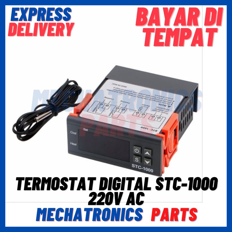 [MDL-9010] THERMOSTAT/TERMOSTAT DIGITAL STC-1000 220V AC SUHU TEMPERATURE CONTROL