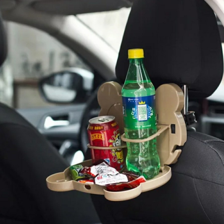 Car seat tray organizer meja penyimpanan makanan travel dining tray