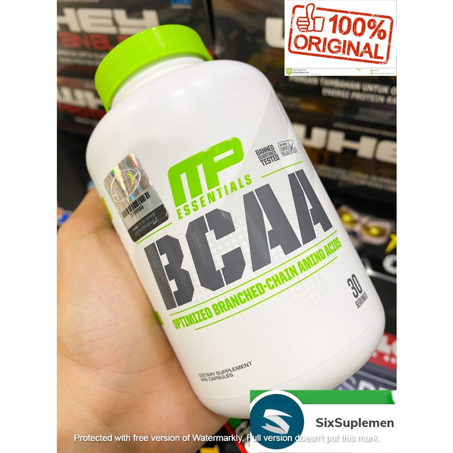 (Bonus Shaker/Sample) MusclePharm Muscle Pharm Mp bcaa 240 Capsule