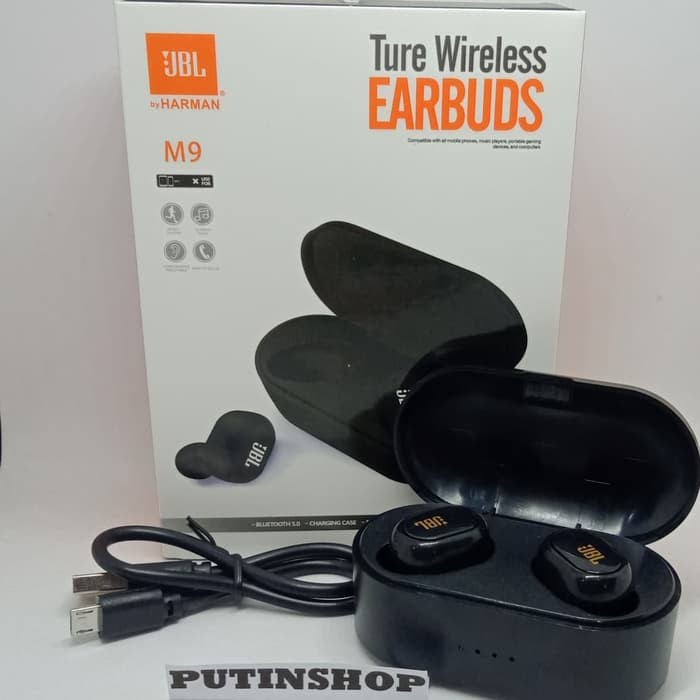 Headset Bluetooth Wireless TWS EARBUDS JBL M