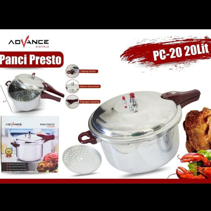 Panci Presto 20 Liter Advance Gordenyoh