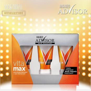 Vita Max Makarizo Advisor Hair Recovery 3x8ml / Vitamin Rambut / Hair Serum / Oil / Vitamax