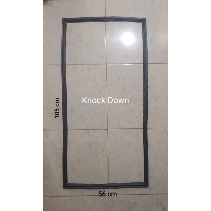 Karet Gasket Pintu Kulkas Sharp KnockDown Hitam 105 x 56 Cm Original BRSH27