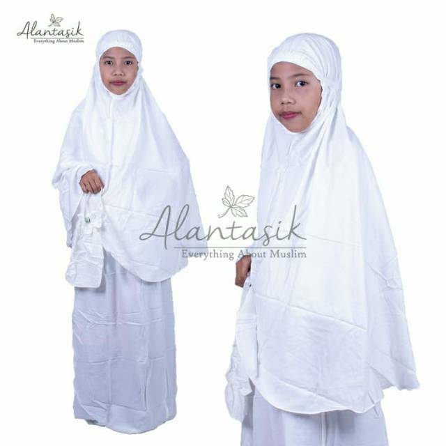 Mukena Rayon Bali Polos anak R.33