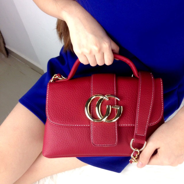 GUCCI Marmont GG Top Handle SS17 BA-3298