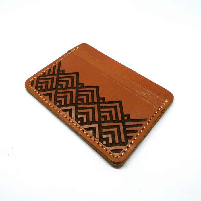 dompet kartu e-money e-toll kulit asli motif grafir laser - PHWL344