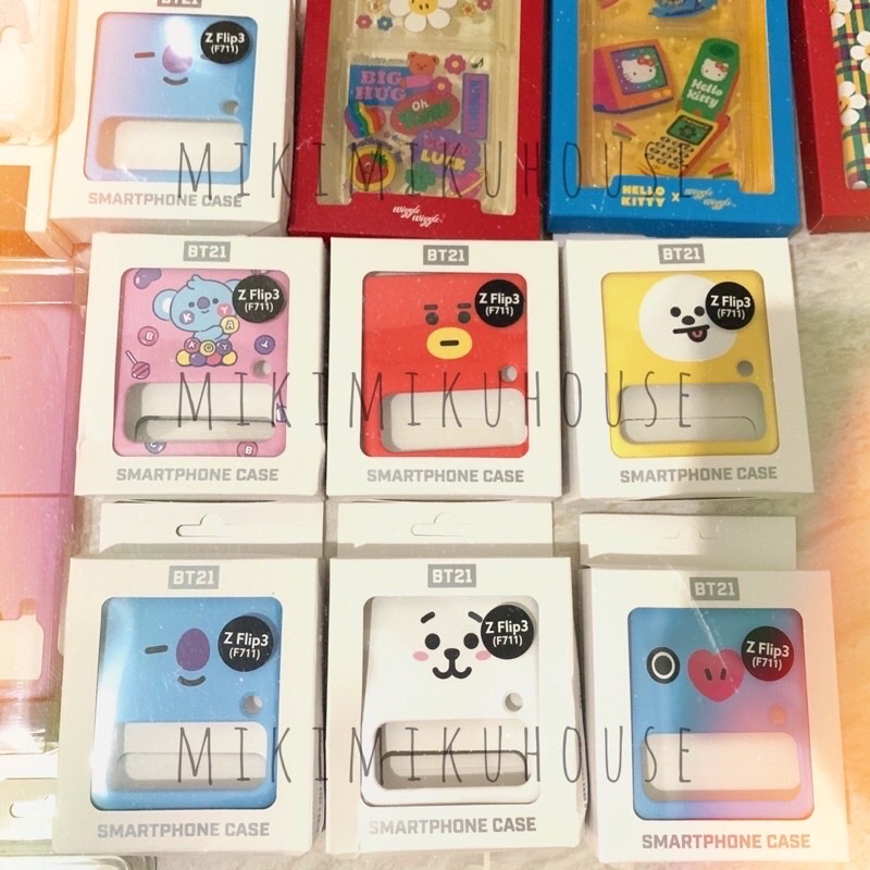 Z FLIP 4 BT21 Z FLIP 3 CASE SAMSUNG OFFICIAL JELLY CASING BUMPER ZFILP4 GALAXY FLIP4 BTS HARD CANDY 