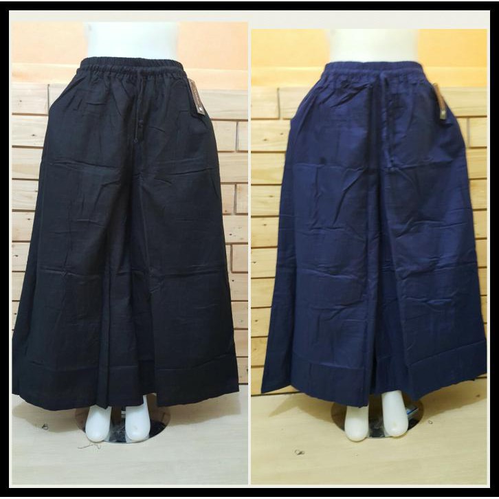 Stok Baru - Kulot Katun Rami Polos Super Jumbo / Kulot Linen Super Jumbo Xxxxl 