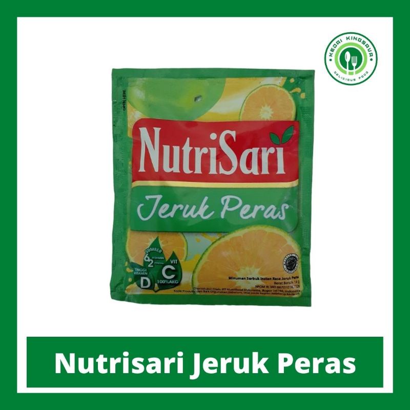 

Nutrisari Jeruk Peras 14 gram isi 1 pcs