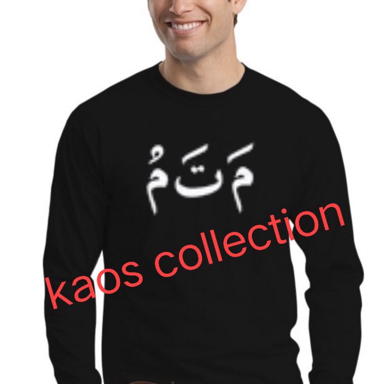 KAOS DISTRO KAOS LENGAN PANJANG KAOS TULISAN ARAB KAOS  SOLEHA