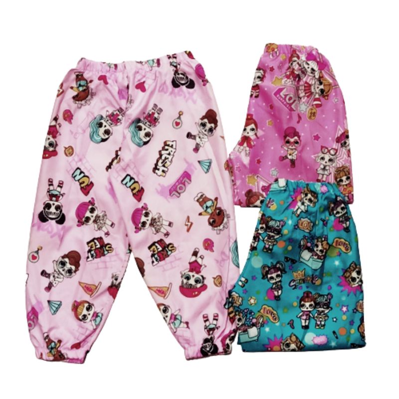 PILIH MOTIF CELANA JOGGER ANAK PEREMPUAN KARAKTER LOL