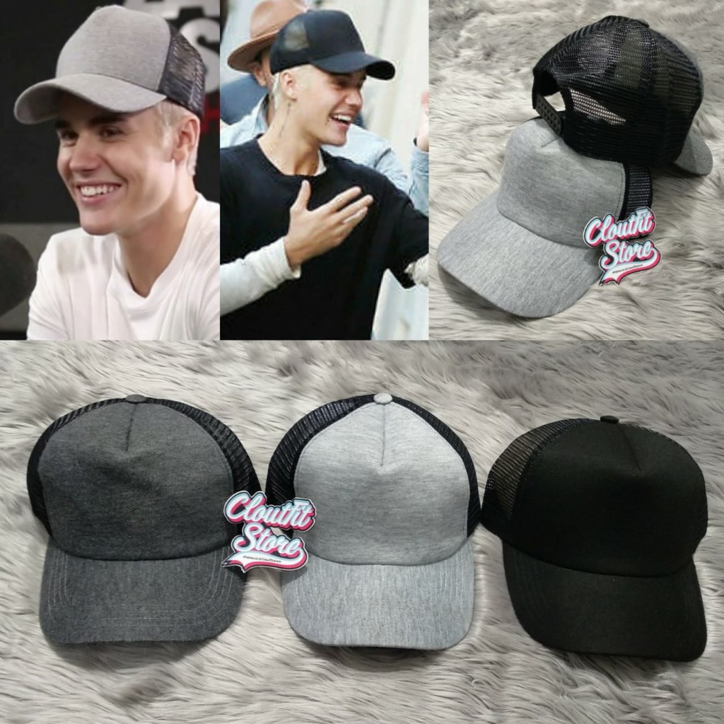 justin bieber trucker cap