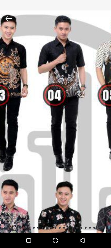 Best Seller Kemeja Hem Baju Batik Pria Model Terbaru Terlaris Kombinasi Jv Original Series