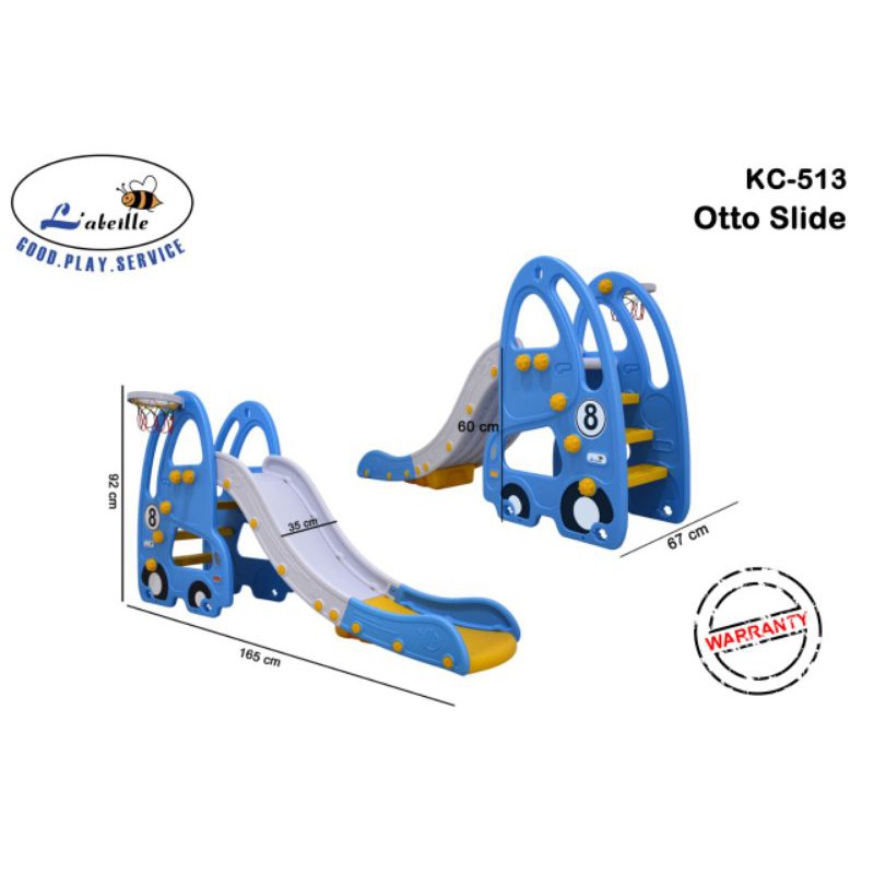 Otto slide / London Bus Slide mainan prosotan anak indoor outdoor