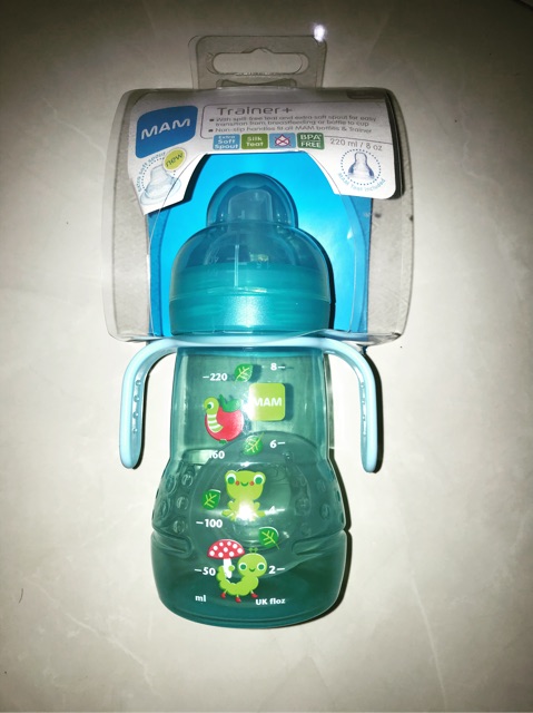 Botol susu MAM trainer spout + teat 220ml-1
