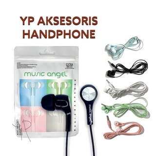 Handsfree Music Angel Headset Music Angel Qtop QP-008 Earphone Music Angel Macaron