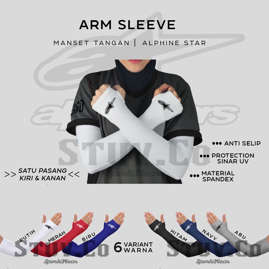 MANSET TANGAN ARMSLEEVE SEPEDA HIKING DIVING CLIMBING CAMPING NAIK GUNUNG PELINDUNG TANGAN