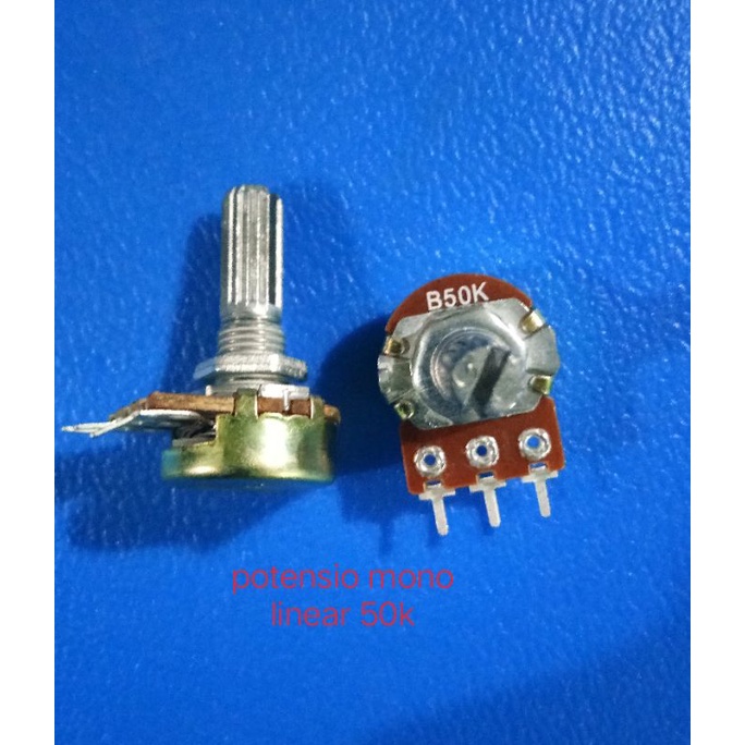 POTENSIO MONO 50K POTENSIOMETER MONO LINEAR 50K