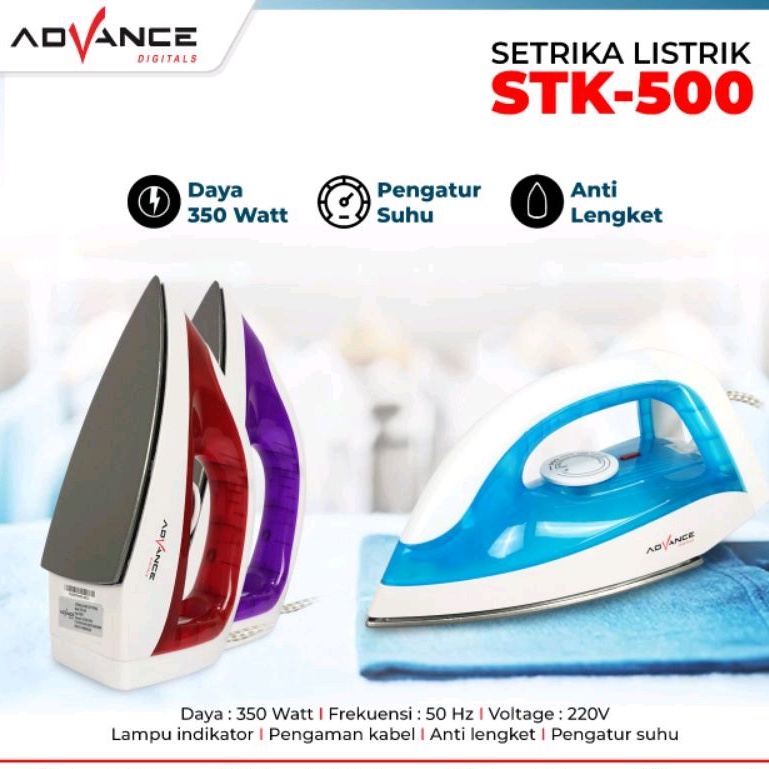 Advance Setrika Listrik / Iron Dry STK-500