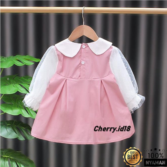 Cherry COD Yoori Dress Muslim Anak / Dress Anak Perempuan / Dress Tunik Anak / Baju Anak Perempuan D53 STOCKING JUAL TERPISAH