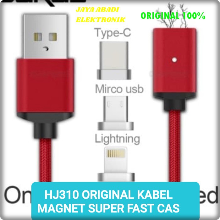 J30 ORIGINAL KABEL DATA MAGNET 3A MAGNETIC CABLE SUPER FAST CHARGING 3 IN 1 MAGNETIK FLASH CAS CASAN J30  Original Kabel data magnet 3A super fast charging 3in1 magnetik cable quick cas hp magnetic magnet charge casan faster asli multi universal multi tc