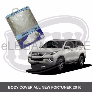 TERMEWAH body cover mobil fortuner sarung mobil fortuner selimut mobil fortuner Silver