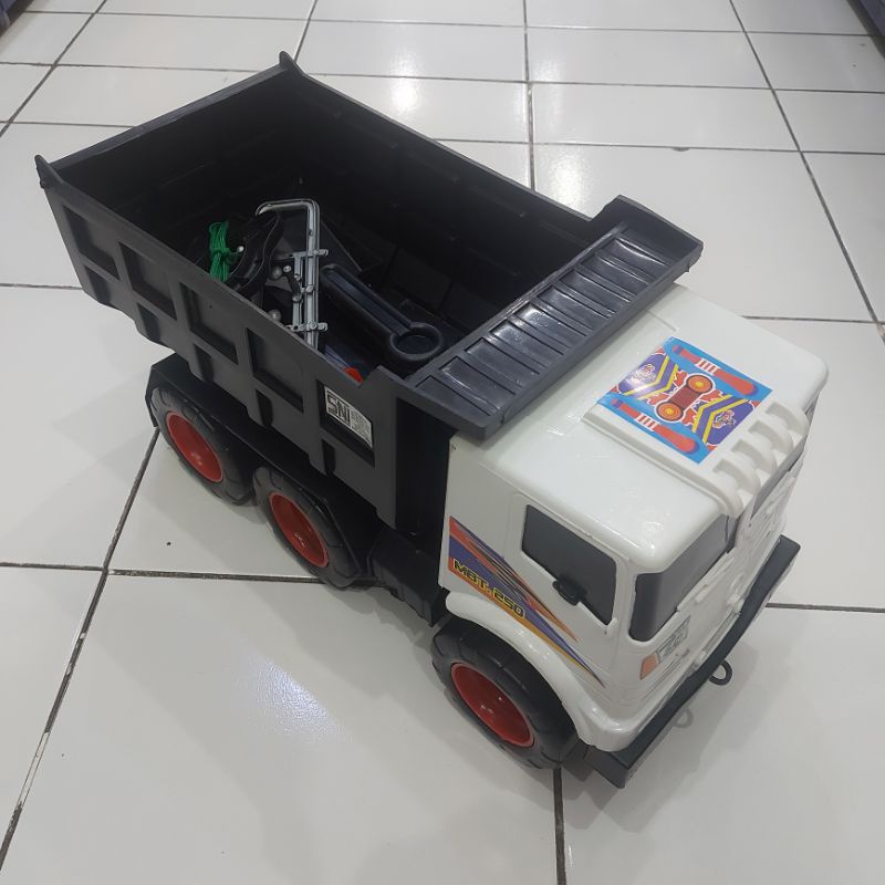 mainan anak truck pasir truk excavator besar