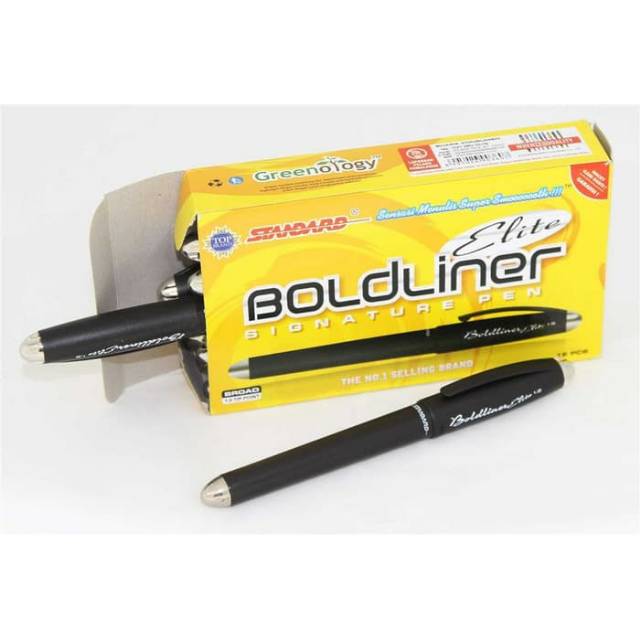 

Pulpen STANDARD Boldliner Elite 1.0 mm | Signature Pen STANDARD Boldliner Elite 1.0 mm Satuan 1 pcs