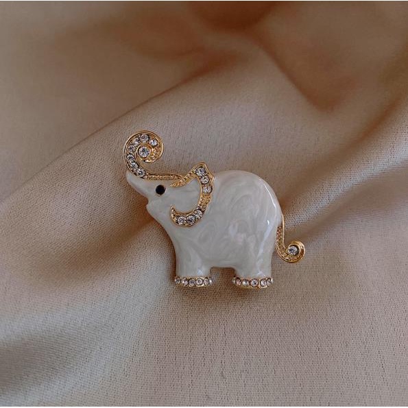Candy Jewelry Fashion Korean Butterfly Brooches Gold Color Pearl Brooch Pins Rhinestone Breastpin for Women bros hijab-#23