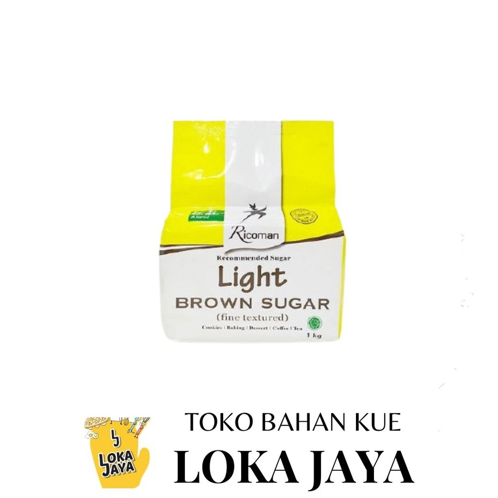 

RICOMAN LIGHT BROWN SUGAR 1 KG