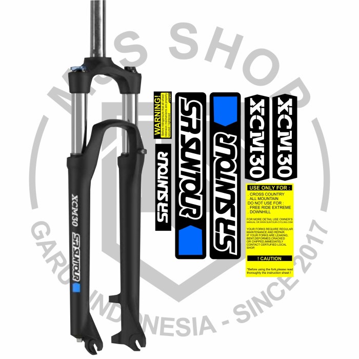 Sticker Decal Fork Mtb Suntour Xcm 30 026
