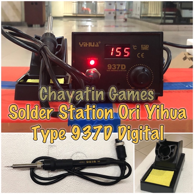 Solder Station YIHUA Type 937D Model Digital Original Yihua