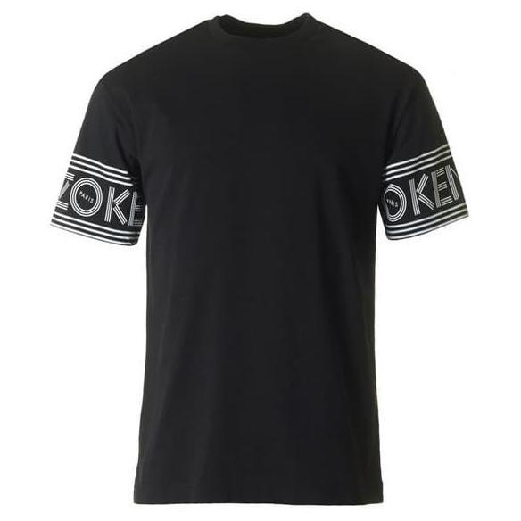 Kenzo Paris Sleeve Logo Black White - Original 100%