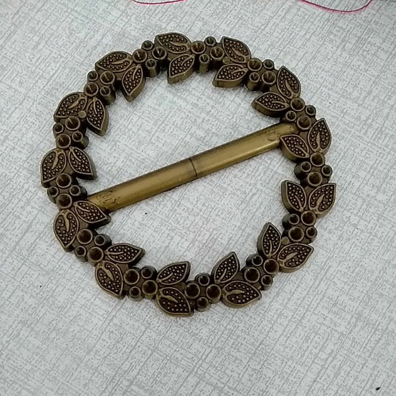 kepala gesper ring rok lilit/gesper ikat pinggang/gesper baju wanita