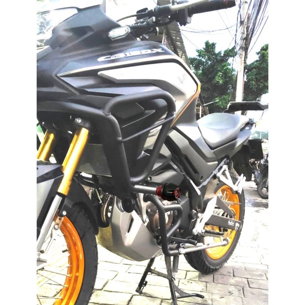 Tubular cb 150 x plus jalu black diamond kawahara Crash bar cb150x Crashbar cb 150x pelindung body c