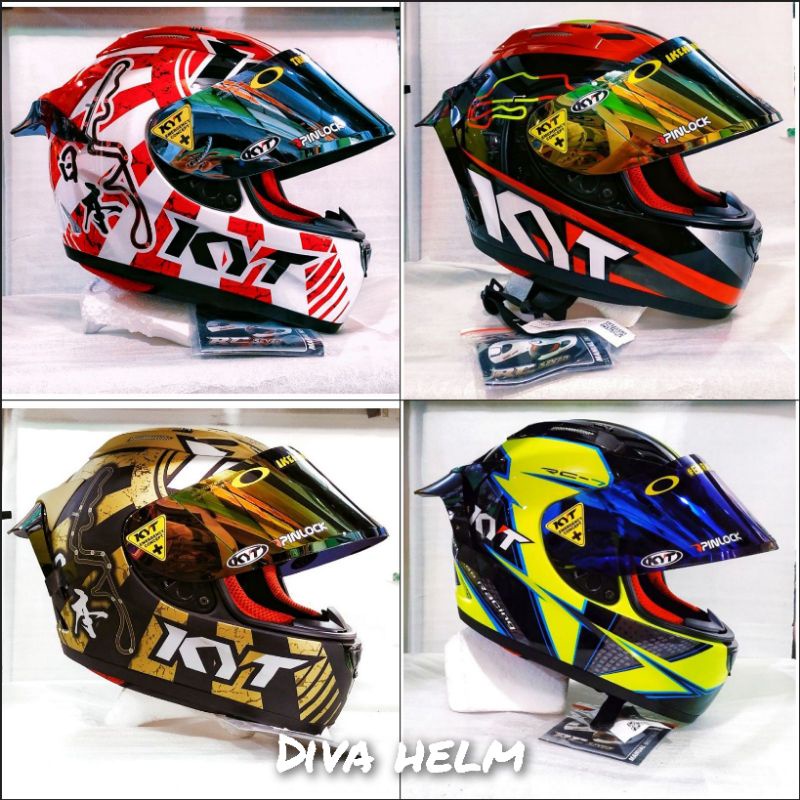 HELM KYT RC7 MOTIF SERIES PAKET GANTENG